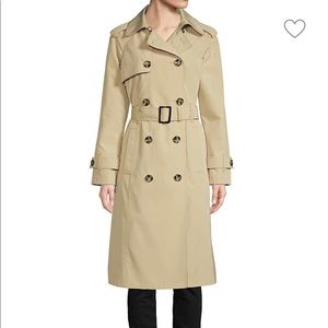 London Fog Double-Breasted Trench Coat NWT M